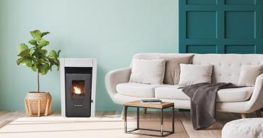 Poêles Strauss TOM  Blanc 5.5 kw