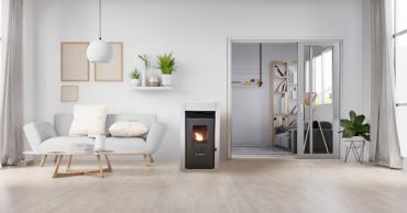 Poêles Strauss TOM  Blanc 5.5 kw